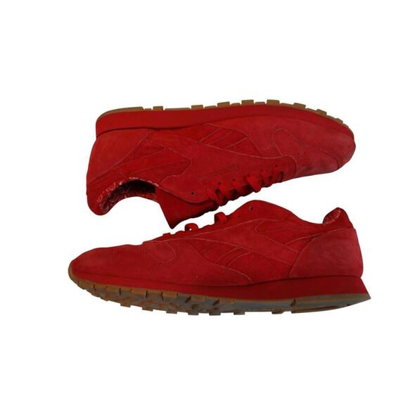 Reebok Other - Reebok Classic Red Suede Sneakers